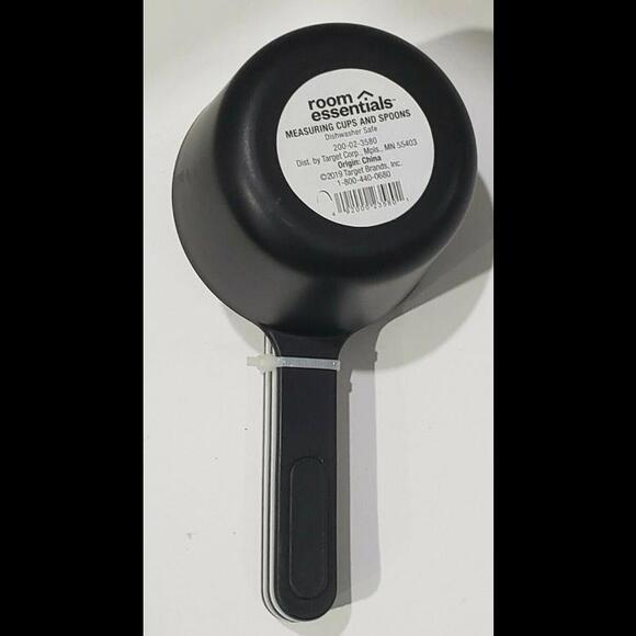 8pc Plastic Measuring Cups Gray - Room Essentials - Picture 3 of 4